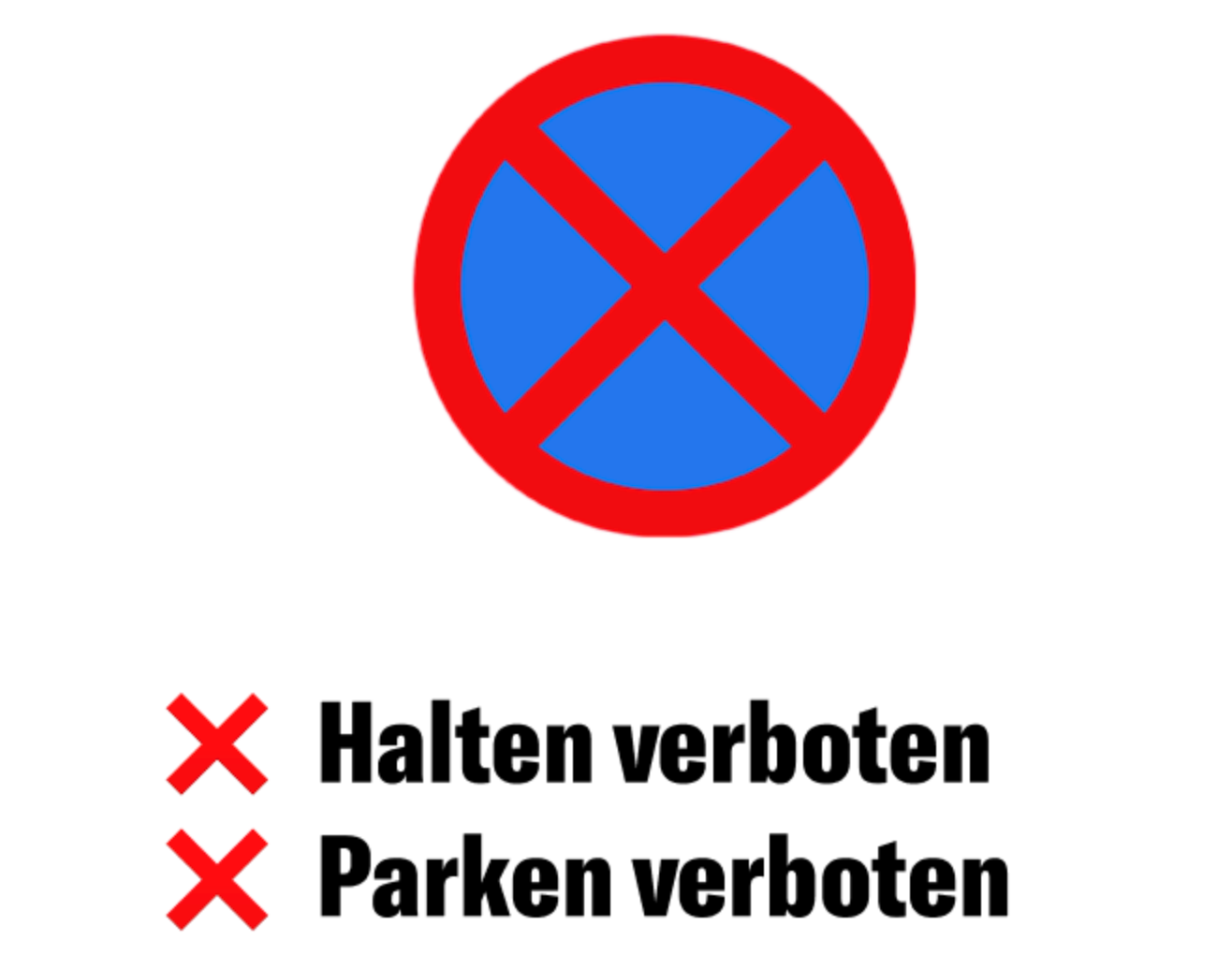 P173+ Hinwesschild,Arztausfahrt,Parkverbot,Schild,Parken,verboten,Halteverbot 